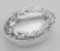 Antique Style Floral Design Sterling Silver Pillbox