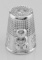 Antique Style Sterling Silver Teddy Bear Sewing Thimble