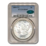 1884-CC Morgan Dollar MS-65 PCGS CAC