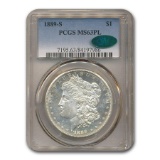 1889-S Morgan Dollar MS-63 PCGS CAC (PL)