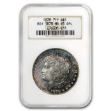 1878 Morgan Dollar 7 TF Rev of 78 MS-65 DPL NGC