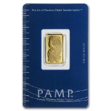5 gram Gold Bar - PAMP Suisse Lady Fortuna (In Assay)