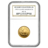 1993-W Gold $5 Commem Bill of Rights MS-70 NGC