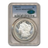 1884-CC Morgan Dollar MS-64+ PCGS CAC (DMPL)