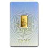 5 gram Gold Bar - PAMP Suisse Religious Series (Lakshmi)