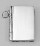 Sterling Silver Book Pillbox - Engravable