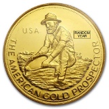 1 oz Gold Round - Engelhard (Prospector, .999+ fine)