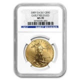 2009 1 oz Gold American Eagle MS-70 NGC (Early Releases)