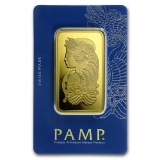 100 gram Gold Bar - PAMP Suisse Fortuna Veriscan (In Assay)