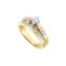 10kt Yellow Gold Womens Marquise Diamond Bridal Wedding Engagement Ring Band Set 1/5 Cttw