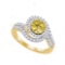 14KT Yellow Gold 1.00CTW DIAMOND LARISSA FASHION RING