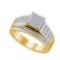 10K Yellow-gold 0.25CT DIAMOND BRIDAL RING