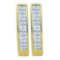 14KT Yellow Gold 0.50CTW DIAMOND LADIES INVISIBLE HOOPS