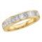 14KT Yellow Gold 0.50CTW DIAMOND INVISIBLE BAND