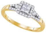 14KT Yellow Gold 0.33CTW DIAMOND INVISIBLE RING