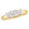 14KT Yellow Gold 0.50CTW DIAMOND INVISIBLE RING