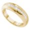 14KT Yellow Gold 0.50CTW DIAMOND INVISIBLE MENS RING