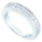 14KT White Gold 0.50CTW DIAMOND INVISIBLE BAND