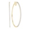 10KT Yellow Gold 0.50 CTW DIAMOND MICRO-PAVE HOOPS