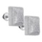 925 Sterling Silver White 0.14CT-DIAMOND MICRO-PAVE EARRINGS