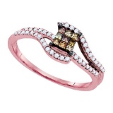 10K Yellow-Gold 0.33CT DIAMOND INVISIBLE RING