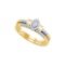 10k Yellow Gold Womens Natural Marquise Diamond Bridal Wedding Engagement Ring Band Set 1/5 Cttw