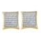 10KT Yellow Gold 0.33CTW DIAMOND MICRO PAVE EARRINGS