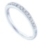 14KT White Gold 0.12CTW DIAMOND FASHION BAND