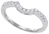 14KT White Gold 0.28CTW-Diamond ENHANCER