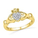 10K Yellow-gold 0.60CTW DIAMOND FASHION RING