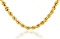 Rope Solid Diamond Cut 14K Gold Chain 1 mm 18