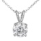 0.75ct. Round Diamond Solitaire Pendant in Platinum (H, VS2)