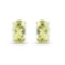 0.46 Carat Genuine Peridot 10K Yellow Gold Earrings