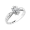 14k White Gold Cocktail Engagement Ring APPROX .30 CTW (VS2-SI1)
