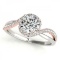 CERTIFIED PLATINUM 1.43 CT G-H/VS-SI1 DIAMOND HALO ENGAGEMENT RING