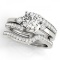 CERTIFIED PLATINUM 1.36 CT G-H/VS-SI1 DIAMOND BRIDAL SET