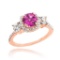 10K Rose Gold Alexandrite Diamond Engagement Ring APPROX 1.80 CTW (SI1)