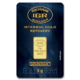 5 gram Gold Bar - Istanbul Gold Refinery (In Assay)