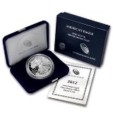 2012-W 1 oz Proof Silver American Eagle (w/Box & COA)