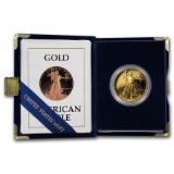 1987-W 1 oz Proof Gold American Eagle (w/Box & COA)