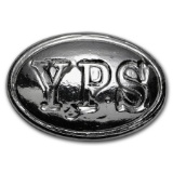 2 oz Silver Oval - Yeager Poured Silver