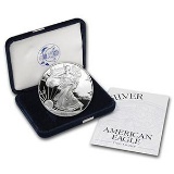 2001-W 1 oz Proof Silver American Eagle (w/Box & COA)