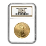 1990 1 oz Gold American Eagle MS-69 NGC