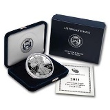 2011-W 1 oz Proof Silver American Eagle (w/Box & COA)