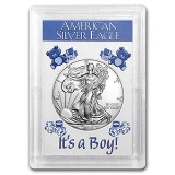 2016 1 oz Silver American Eagle BU (It's a Boy! Harris Holder)