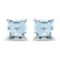 1.62 Carat Genuine Aquamarine .925 Sterling Silver Earrings