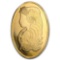 1 oz Gold Oval - PAMP Suisse Fortuna (Sealed In Original Plastic)