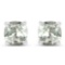 1.80 Carat Genuine Green Amethyst .925 Sterling Silver Earrings