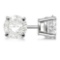 1.00ct. 4-Prong Basket Diamond Stud Earrings Palladium (G-H, )