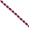 Ruby and Diamond Tennis Bracelet 14k White Gold (12.00ct)